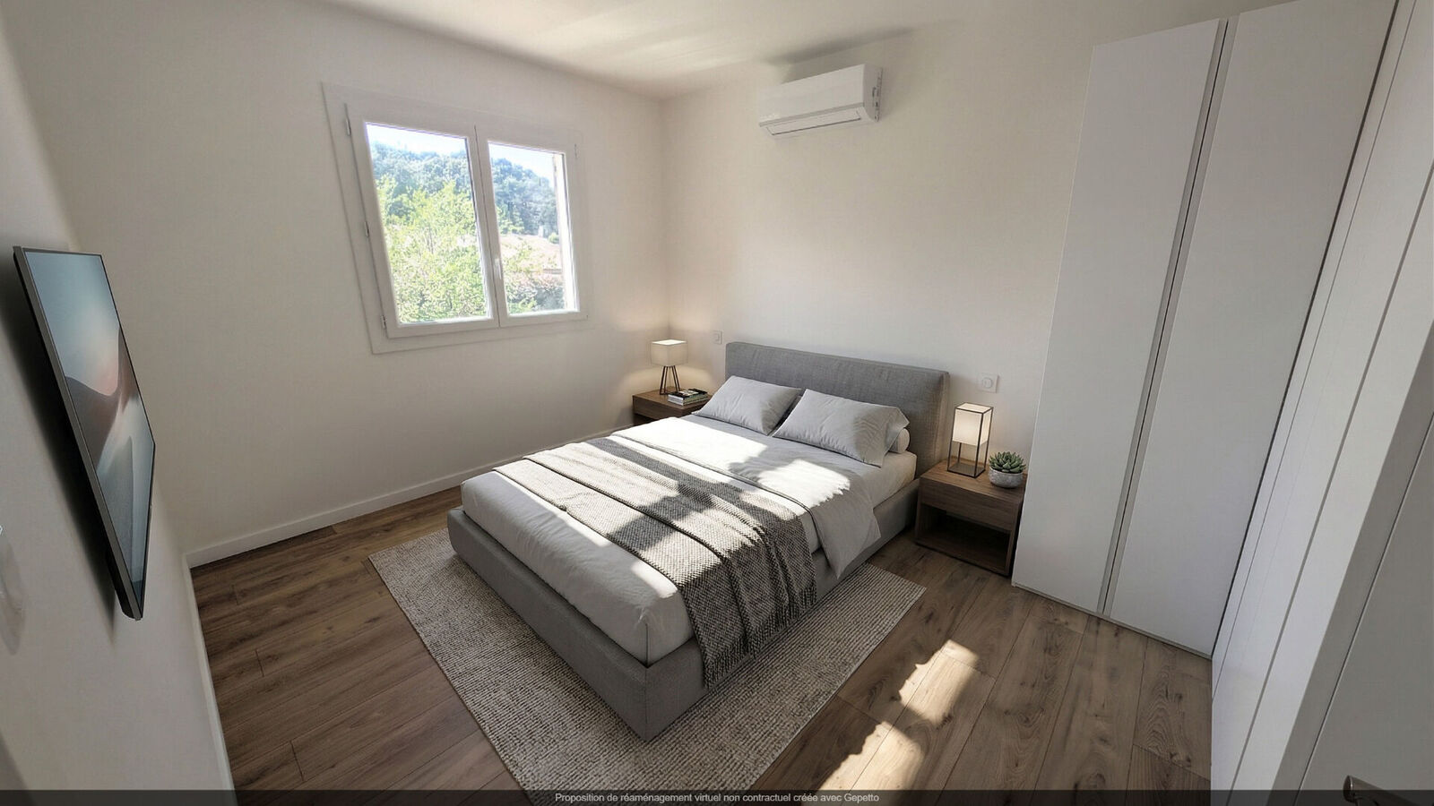 Chambre 2 — proposition d'aménagement